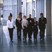 Project Team Walking to Meeting